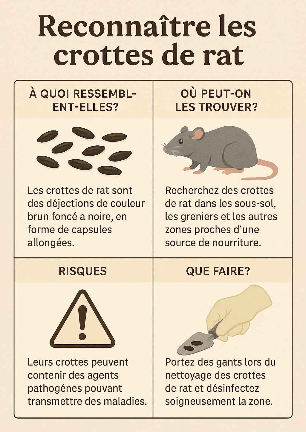 crotte de rat