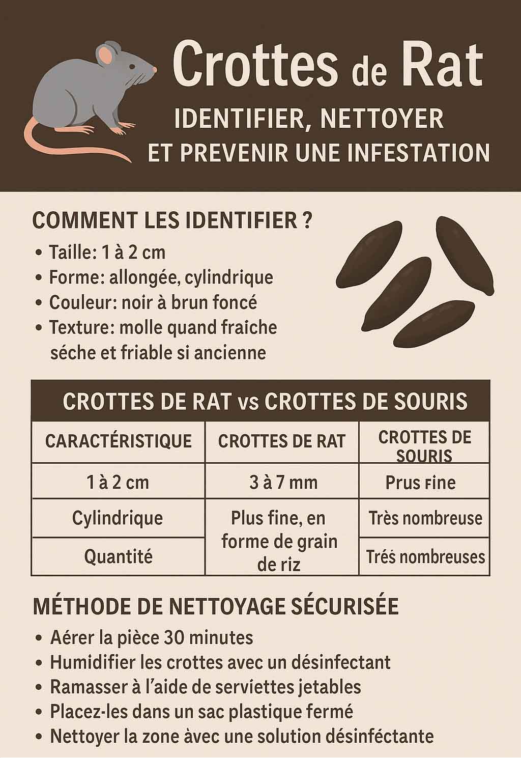 crottes de rat
